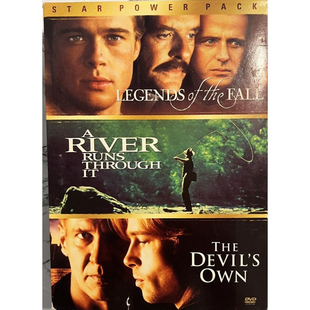 Star Power Pack DVD 3‑Disc Set – Legends of the Fall / River Runs / Devil’s Own